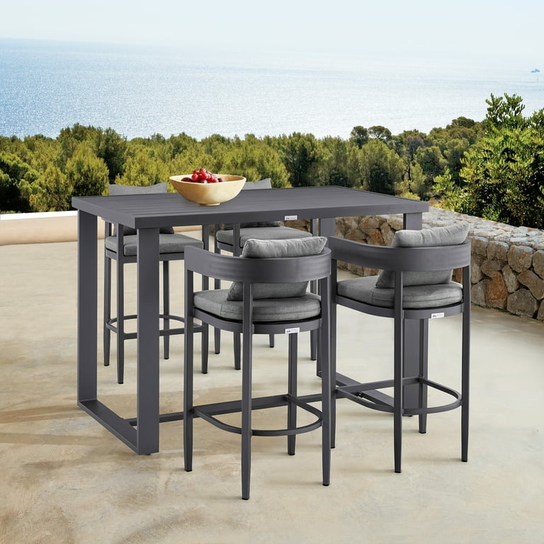 Armen Living Argiope 30 Outdoor Bar Stool