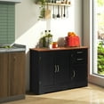 thumbnail image 5 of Costway Buffet Sideboard Kitchen Cupboard Storage Cabinet with  2 Drawers & 3 Doors Black, 5 of 10