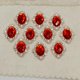 thumbnail image 1 of adornos de espalda plana Imitación Cabujón Adornos Espalda Plana De Teléfono De Decoración En Rojo, 1 of 8