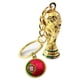 thumbnail image 1 of Llavero con trofeo de fútbol de la Copa Mundial de Qatar, accesorio de mochila, regalo de cumpleaños, recuerdo de aficionado al fútbol (Portugal), 1 Uds., 1 of 3