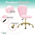 thumbnail image 2 of Critter Sitters Emmy 15.5 in Task Chair with Adjustable Height & Swivel, 220 lb. Capacity, Pink, 2 of 8