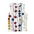thumbnail image 3 of Snorda Débardeurs pour Femmes Grande Taille Mode Féminine Décontractée Été Imprimé Sans Manches Col Rond Haut Blouse Débardeur P-5TG, 3 of 5