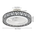 thumbnail image 7 of Stylish Ceiling Fan with Light, Remote-Controlled, Adjustable Speeds, 3 Light Colors, Two-Way Rotation, Energy-Efficient for Living Room, 7 of 7
