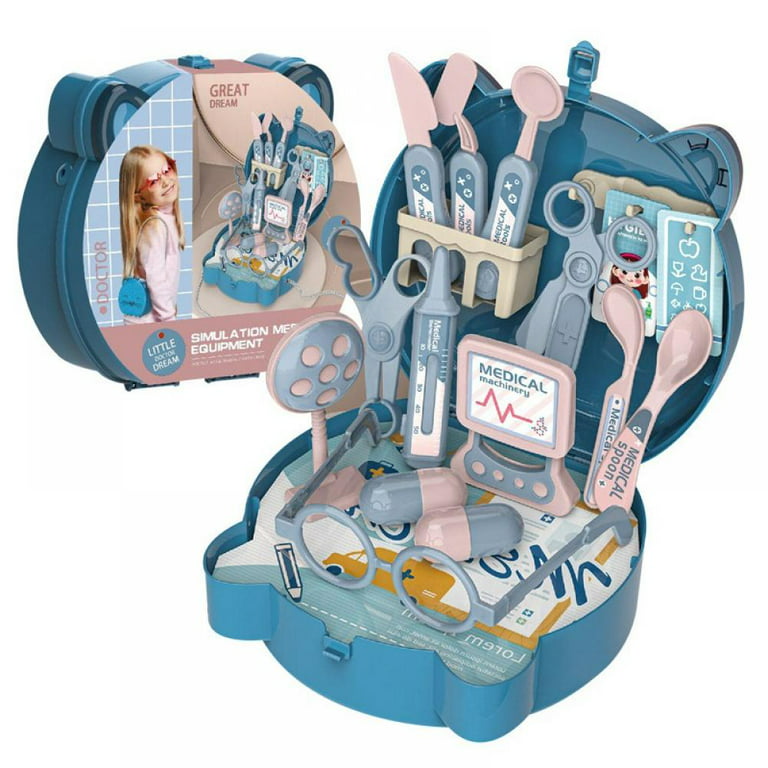 Girls Simulated Makeup Toy Pretend Play Medical Equipment Handbag
