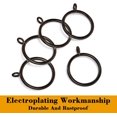 thumbnail image 4 of XINQIHANG 36 Pack 38mm Inner Diameter Metal Curtain Drape Sliding Eyelet Rings Cocoa Tone, 4 of 6