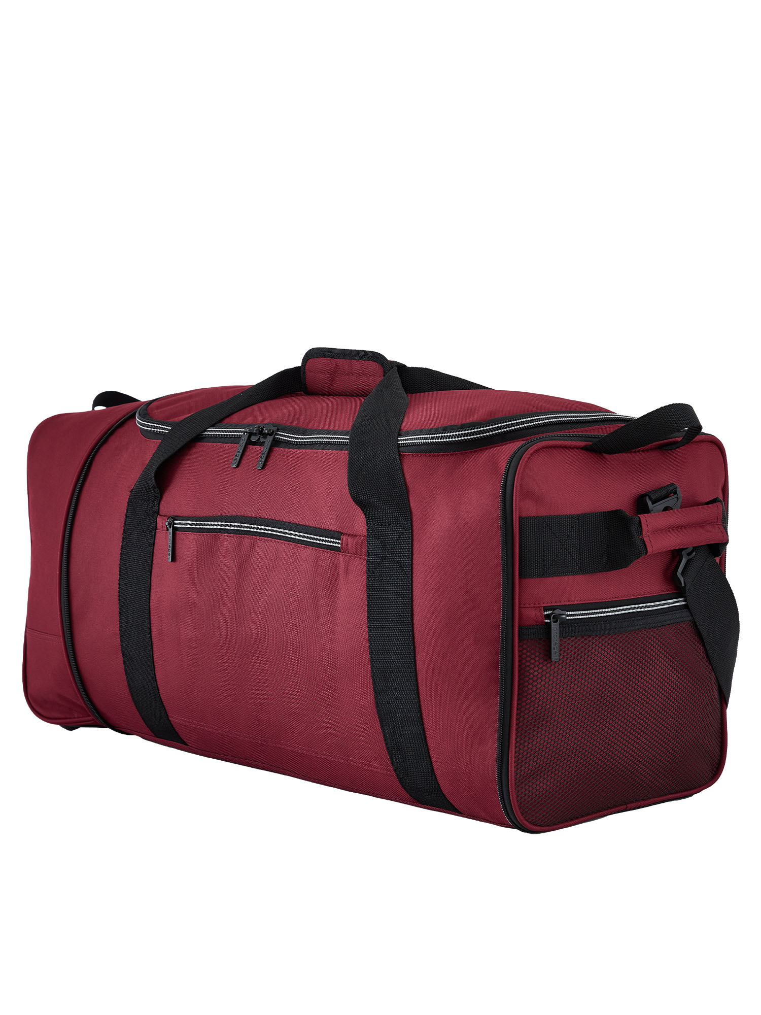 Protégé 28-Inch Collapsible Rolling Duffel Bag, Red photo 3