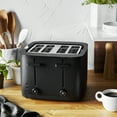 thumbnail image 4 of ZWILLING Enfinigy, 4-Slice Toaster with 4 Slots, Extra Wide 1.5" Slots for Bagels and Toast, Black, 4 of 9