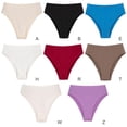 thumbnail image 2 of Women's Panties 8 Pack, Seamless Smoothing High-Waist Briefs, High-Waisted Brief Underwear, 8-Pack, 2 of 9
