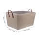 thumbnail image 5 of unbranded Cesta Tejida Para Ropa Y Snacks Color Beige Resistente Y Para Organización En El Hogar, 5 of 6
