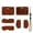Brown, variant on Protective Case Compatible for KODAK PIXPRO FZ45, Camera Silicone Cover Housing Shell Action Camera Frame Protector Cam Bracket Mount Sleeve Guard(Case Only)(Sold without manufacturer warranty)