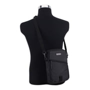 Eastsport Unisex Travel Backpack with Removable Shoulder Bag, Black