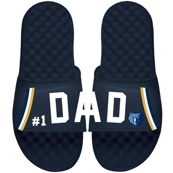 Memphis Grizzlies ISlide Dad Slide Sandals - Navy