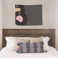 thumbnail image 4 of Picia Vinyl Records Pattern Tapestry-Tapestries for Bedroom Living Room Dorm(29x37"), 4 of 8