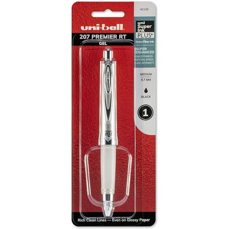 UPC: 0030246401088 | Signo Uni-Ball Premier Retractable Gel Roller Ball Pen  Black 1 ea