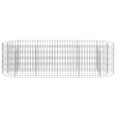 thumbnail image 2 of vidaXL Gabion Raised Bed Galvanised Iron 190x50x50 cm, 2 of 5