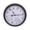 thumbnail image 1 of Outdoor Clock Display Temperature and Humidity Terraces Pools Patio Garden Wall Clock for Bathroom, 1 of 9