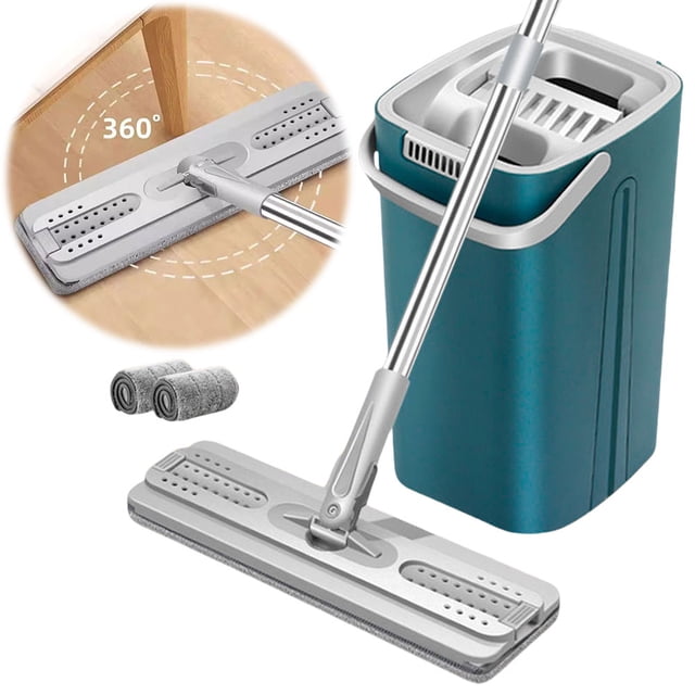 Juego Fregona para Baño Y Cocina2544866 () Azul