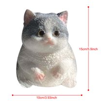Qiweii Cozy Cat Big Super Soft Stress Relief Kitty Plush Toy