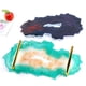 thumbnail image 3 of de Bandeja de Silicona de Resina pa te DIY Coaster Manualidades pa Joyas - 350x225x10MM BLESIY Resina de molde de silicona, 3 of 8
