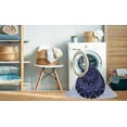thumbnail image 2 of Ahgly Company Machine Washable Indoor Square Transitional Purple Mimosa Purple Area Rugs, 3' Square, 2 of 7