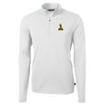 thumbnail image 2 of Men's Cutter & Buck White Northern Arizona Lumberjacks Team Big & Tall Virtue Eco Pique Recycled Quarter-Zip Pullover, 2 of 3
