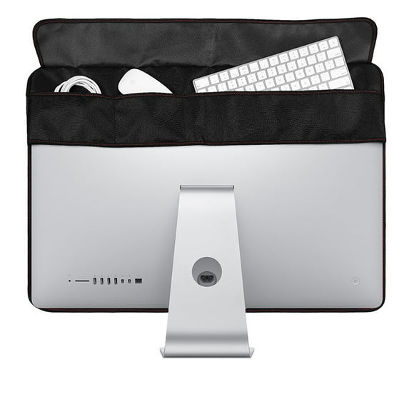 Soft Oxford Cloth Cover for Apple Imac 27/21.5inches desktop Computer Dustproof Cover Monitor Computer Protection Case (with pocket,27 inches)