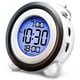 thumbnail image 1 of Digital Alarm Clock,Time Date Display Twin Bell Very Loud for Heavy Sleepers Dual Alarm Blue Backlig, 1 of 5