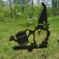 thumbnail image 3 of Wosthever Estilo y sofisticación para el exterior con estacas decorativas para jardín, adorno de jardín de metal único Kits de decoración para fiestas Negro B, 3 of 6