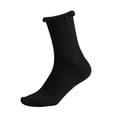 thumbnail image 2 of Mgmyaa Pure Cotton Kids Ruffle Crew Socks Solid Color Ribbed Mid-Calf Socks for Girls and Boys Ages 1-12, 2 of 9