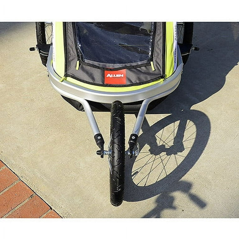 Allen Sports Hi-Viz - Remolque de Bicicleta para 2 niños, Modelo