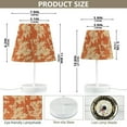 thumbnail image 3 of LED Desk Lamp Vintage Flora Patterned Table Nightstand Lamps with 3 Color Temperatures for Home Bedroom Living Room Decor 8x12, 3 of 8