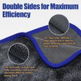 thumbnail image 2 of Microfiber Car Drying Towel Extra Large Car Wash Auto Detailing Super Absorbent Cleaning Cloth Ultra Soft Lint Free, Double Side Soft Car Wash Towel Streak Free, 24'' x 35'', 1 Pack, 2 of 8