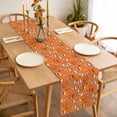 thumbnail image 3 of Halloween Horror Skull Table Runner - 108 Inch Long, Kitchen Dining Table Runner Dresser Scarves, Pumpkins Bats Orange Farmhouse Decor for Coffee Tables Wedding Party Banquet, 3 of 8