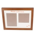 thumbnail image 1 of Baby Handprint Footprint Maker Kit, Simple Operation Complete Materials Baby Footprint Keepsake Kit  For Commemoration For Gift Brown Photo Frame, 1 of 8