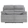 thumbnail image 2 of Lexicon Reclining Sherbrook Removable Loveseat, Gray, 2 of 7