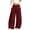 Wine, variant on HIPYLO Teen Oversized Wide Leg Pants with High Waistband Tween Sweatpants for Girls in Flowy Fabric Girls Pants