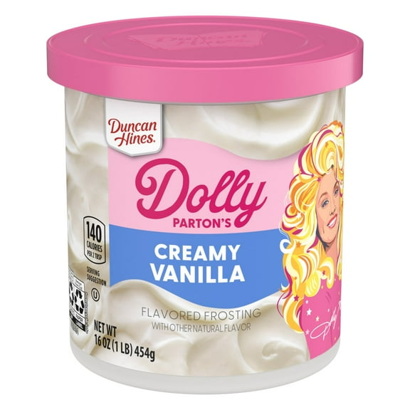 Duncan Hines Dolly Partons Creamy Vanilla Flavored Frosting - 16 oz - Pack of 2