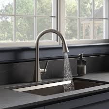 Kohler Guild Pull-down Kitchen Sink Faucet with Three-function Sprayhead Stainless Steel