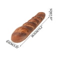 thumbnail image 3 of Dvkptbk stress ball Simulation Bread Model Fake Shooting Prop Uncompressed Squeezable Slow Window Display Food Decoration, 3 of 6