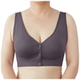thumbnail image 4 of XFHLMJFF Bras For Women Soft Cozy Casual Everyday Bralette Mother Front Button Seamless Push Up Vest Leisure Underwear, 4 of 4