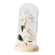 thumbnail image 5 of Centro de mesa con arreglo floral y flores artificiales iluminadas para San Valentín Blanco, 5 of 9
