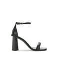 thumbnail image 1 of DOLCE VITA Womens Black Leopard Print Ankle Strap Fayla Square Toe Block Heel Buckle Leather Heeled Sandal 10 M, 1 of 3