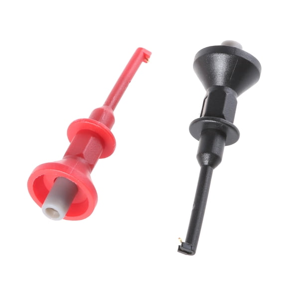Professional Miniature Multimeter Leads Extension Hook Clip Probes For Circuit Testing Electronic Diagnosis 1 Pair