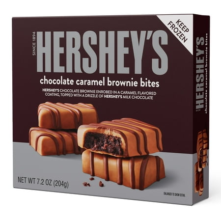 HERSHEY’S Chocolate Caramel Brownie Bite, 7.2 oz. (Frozen)