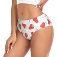 thumbnail image 2 of Balery Hand Drawn Strawberry Ropa Interior de Algodón para Mujer con Dibujo – Braguitas Cómodas y Elásticas, Estilo Clásico-3X-Large, 2 of 6