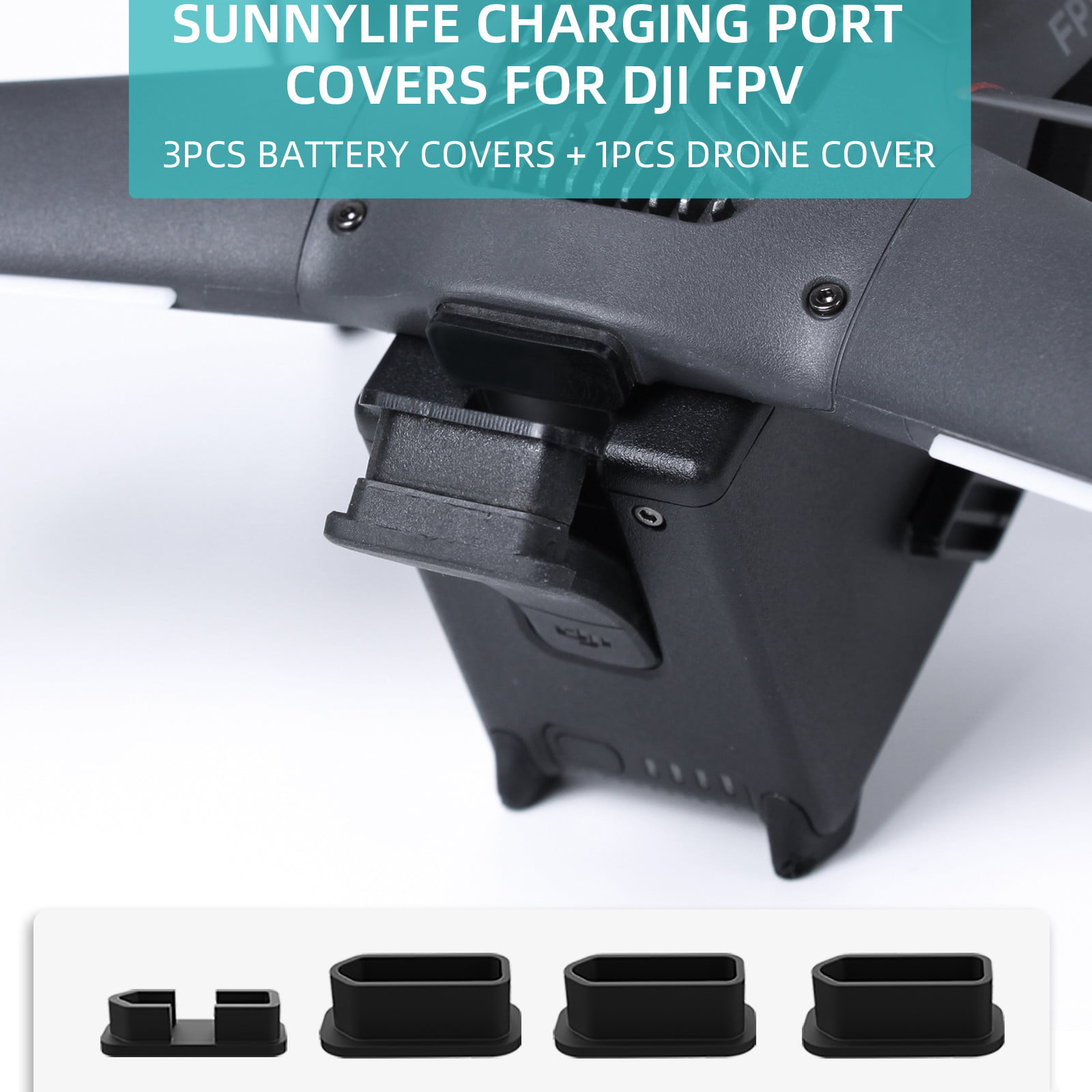 Flexible Silicone Battery Contacts Protective Dust Cover for DJI Mavic Air 2