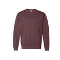 thumbnail image 5 of Gildan Men's Fleece Crewneck Sweatshirt, Heavy Blend, Warm Soft Pullover, Heather Dark Maroon, XL, 5 of 5