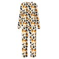 thumbnail image 5 of Women's Halloween Pajama Set Long Sleeve Pullover Top and Pants Pumpkin Ghost Print 2-Piece Sleepwear, 5 of 5