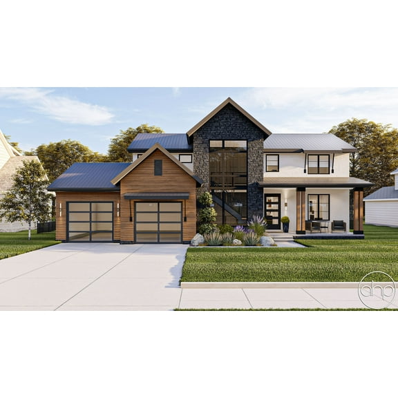 Advanced House Plans: Builder Ready Blueprints | Bandera Heights 30223 | 1.5 Story Plan