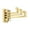 Brass Tones, variant on Alno A6885-PB/NL Luna 1" Wide Three Arm Pivoting Solid Brass Bathroom Robe / Towel Hook -